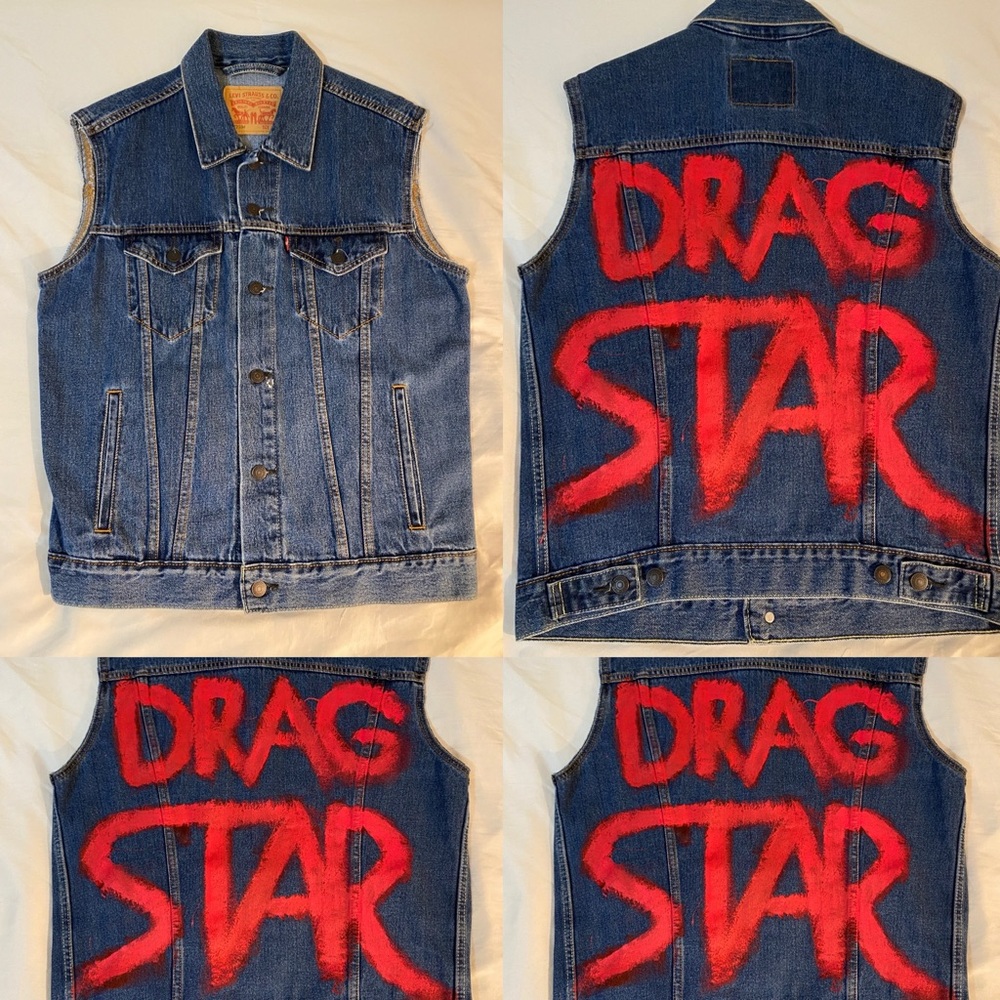 Levi’s Custom Drag Star Denim Vest